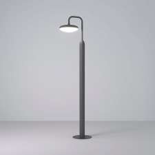 Sadovo-park lamp Elektrostandard, Portal, 310x180x1130 mm, 11W, LED, 1120LAM, 4000K, Gray color Gray