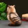 The piggy bank "Owl Big, natural" 27 cm