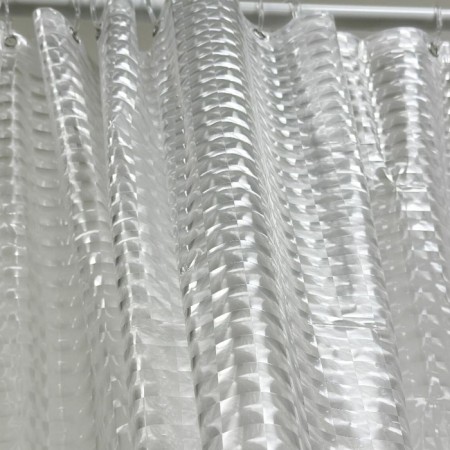 The bathroom curtains Dasch, Peva, Lenses, 180x200 cm-3