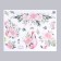 Interior color sticker "Flamingo in colors" 48x62 cm