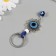 Keychain from the evil eye metal "Flower" 3.5x5 cm