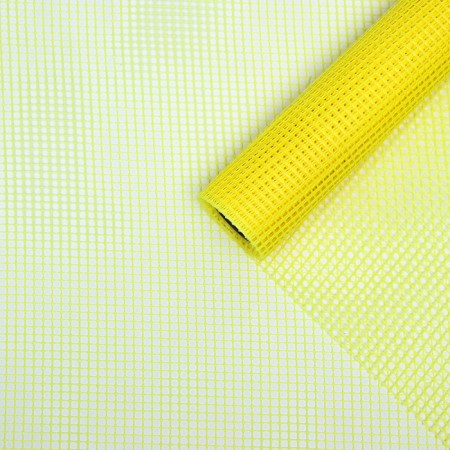 Floristic mesh, "cage", 50cm x 4.5m, yellow