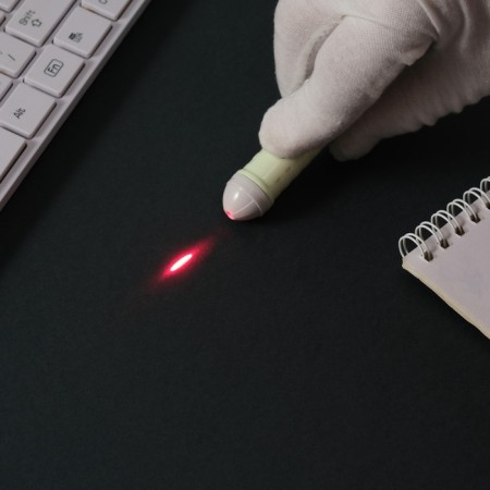 Laser plastic pointer "Pale green" LR44x3 pcs 1.6x1.6x6.5 cm-4