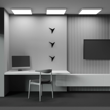 Technical C032CL-90W3K-SQ-W ZON, 600X600x60 mm, LED, 90W, 7320LM, 3000K, 3000K, white color, white-4