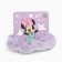 Hair gum purple, fluffy, 11 cm, Minnie Mouse