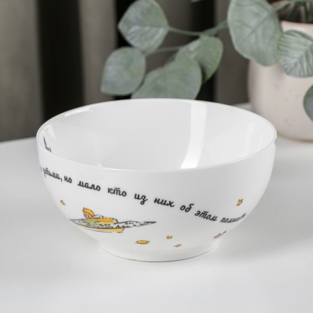 Porcelain salad "Little Prince", 620 ml, d = 14 cm-2
