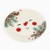 New Year. Ceramic plate "Snowman Zimka", 20 cm