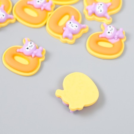 Decor for creativity "number 0 with an animal" set 10 pcs 2x2 cm-1