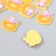 Decor for creativity "number 0 with an animal" set 10 pcs 2x2 cm