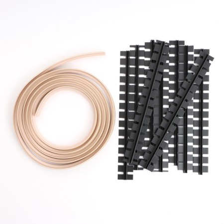 Flexible threshold with fasteners Smartprofile BR 203 Oak Atlanta, 3 m