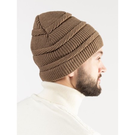 Male ISee hat, size 52-56, brown color-1