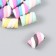 Decor for creativity plastic "Twisted pastille" set 10 pcs 1.1x1.1x1.5 cm