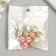 Beads tree for creativity "Round. Red, green patterns on white" D = 1.6 cm set 12 pcs 95808