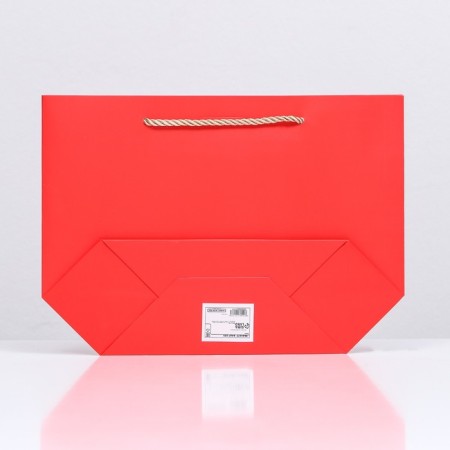 Gift package with a ribbon of 19 x 20 x 9 cm "Red"-1