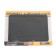 Anti -Squealing mat 18 × 13 cm with side, black