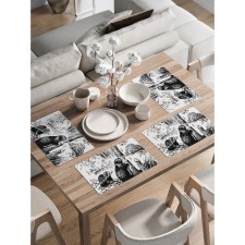 A set of napkins for setting the table 