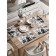 A set of napkins for setting the table "Bobra in work", rectangular, rounded edges, size 30x46 cm, 4 pcs