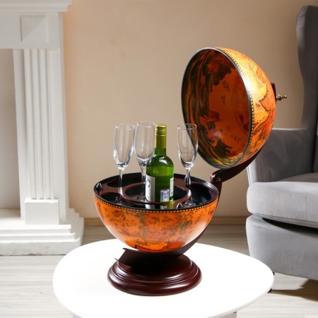 Globe bar decorative "Earth's Earth" 48x33x38 cm-4