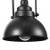 Bra "Venta" 1x40W E27 Black 20x31x21.5 cm