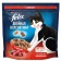 Dry food Felix "Double Yvannatina" for cats, meat, 1.3 kg