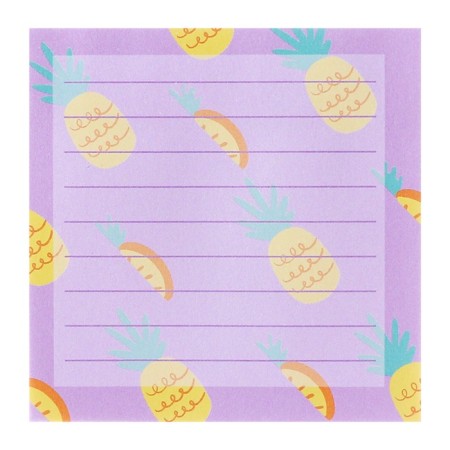Block with a sticky edge 74*74mm 80l with a pattern fruit mix-5