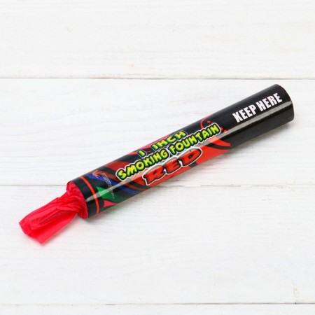 Color smoke red, charge 0.8 inches, pros, high intensity, 60 seconds,-2