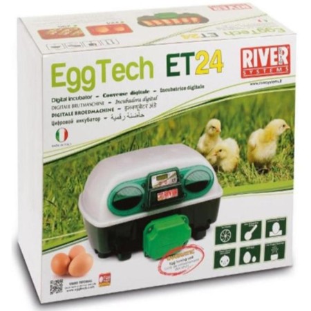 Incubator, 24 eggs, automatic coup, 120 in-6