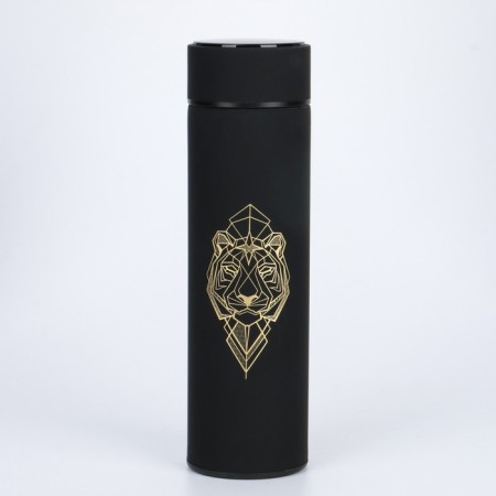 Thermos, 500 ml, Basic "Tiger", with a strainer, with a temperature sensor, retains heat of 10 hours