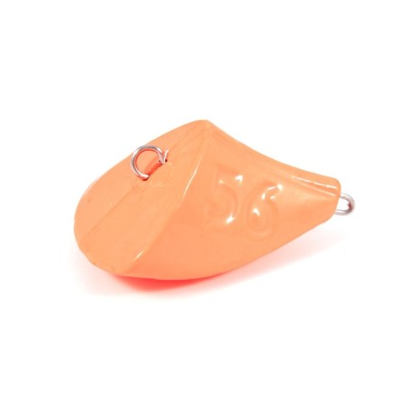 Cargo of a bullet-exentric painted pissy Yaman 5 pcs., 56 g, orange-1