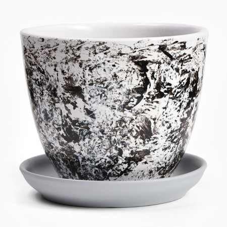 Flower Pot "Marble", 1 liter