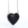 Female bag on a magnet, black color