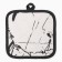 Dilan's severity ts. White 17*17 cm, 100% p/e