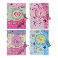 Notebook Gift Book on the lock, A6+, 50 sheets, line, 