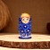 Matryoshka 5-doll "Lada Gzhel", 10-11 cm