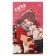 Notepad A7, 48 sheets in a cage on the gluing Cute Anime, covered cardboard, mix