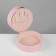 Standing for the rings "Portable box", circle, 7 stripes, 9 × 9 × 5.5 cm, pink color
