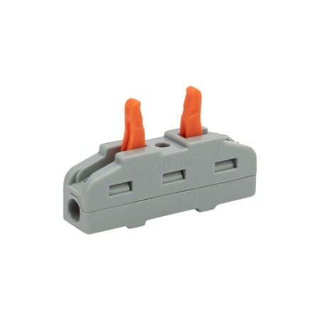 Terminal of QMS 222-421 Project 1 pole (0.08-4 mm²), gray (5 pcs./Union) rexant-2