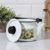 Cylindrical kettle, 2 l, induction, neckline, white color