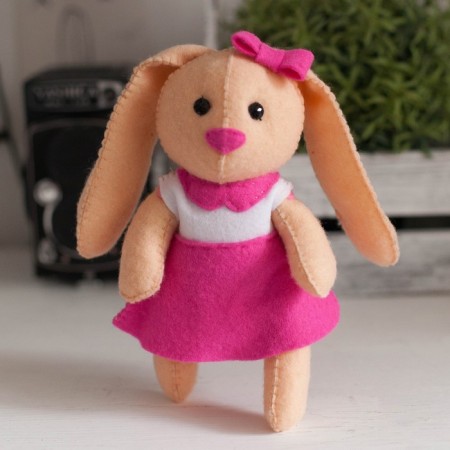 Set for creating a toy made of felt "Bunny"-2