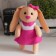 Set for creating a toy made of felt "Bunny"