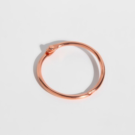 Ring for the cornice, connective, d = 28/33 mm, 10 pcs, color pink gold-1