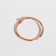 Ring for the cornice, connective, d = 28/33 mm, 10 pcs, color pink gold