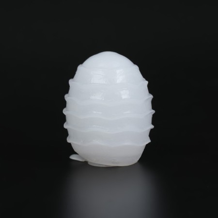 Masturbator EGG OKI-hips, embossed, in a case for storage, blue-4