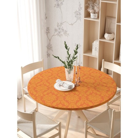 The tablecloth “wonderful creation”, round, oxford, elastic band, size 140x140 cm, diameter 105-120 cm-2
