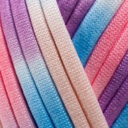 Knitted yarn 95% cotton, 5% Elastan "Lentino Melange" 100 g 30 m color 20-3