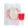 Gift set Rose Body Collection: hand cream, 50 ml + boiling salt for a bath, 20 g