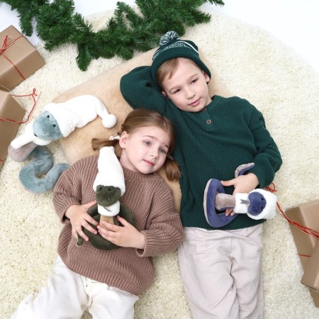 New Year! Soft toy "Snake Mishushik", blue color, 15 cm-6