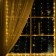 Garland "Curtain" 1.6 × 1.6 m dew, IP20, silver thread, 160 LED, warm white glow, 8 modes, 220 V