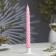 Candle twisted, 2.3x 24.5 cm, 5 hours, 50 g, light pink
