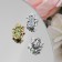 Brooch "Frog" mini, color mix (indivisible packing 12 pcs., Price per pcs.)
